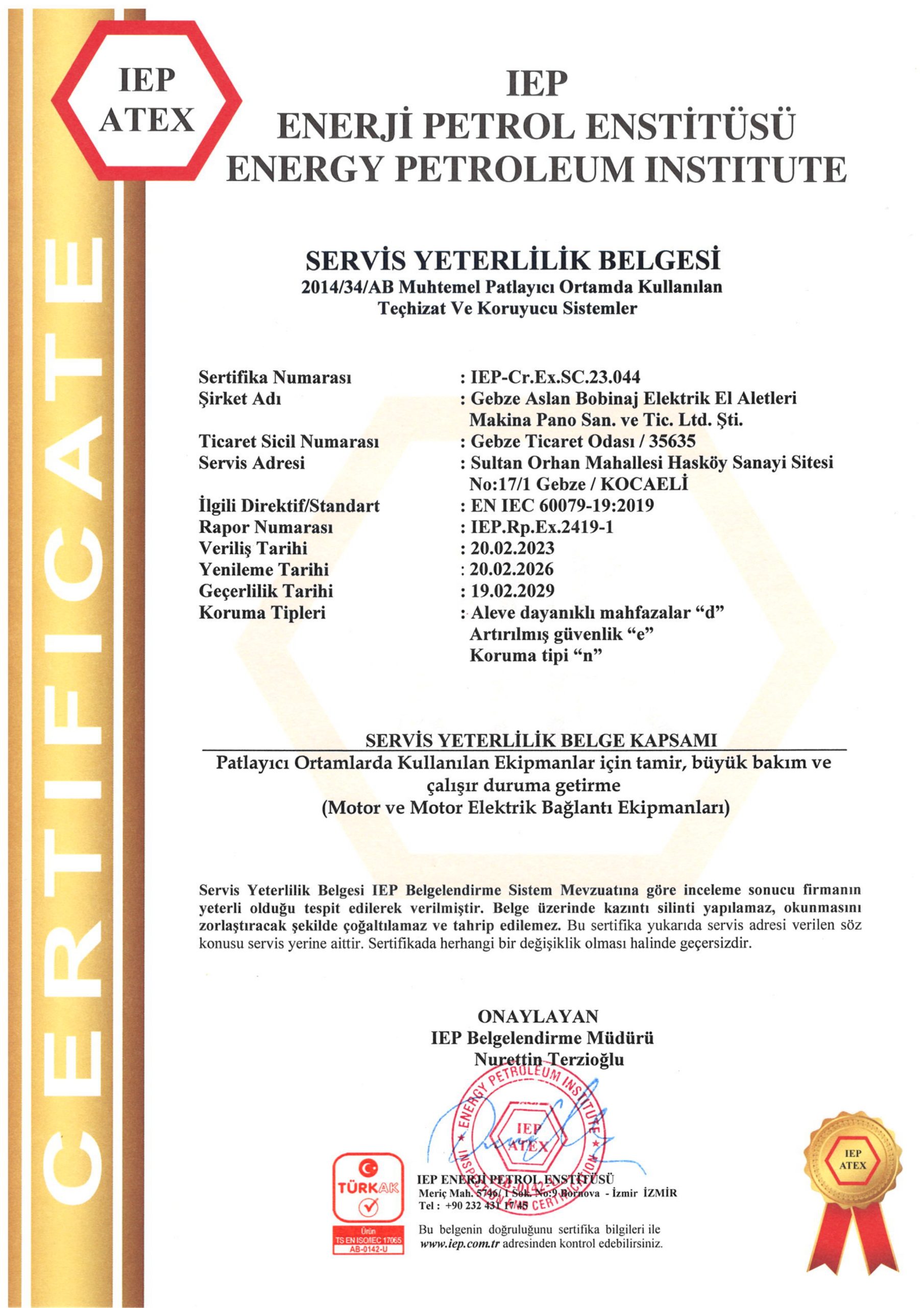 exproof belgesi